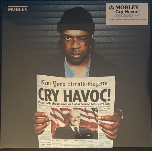 Mobley - Cry Havoc! 2022 180g vinyl metallic silver SEALED/NM Hip-Hop Conscious