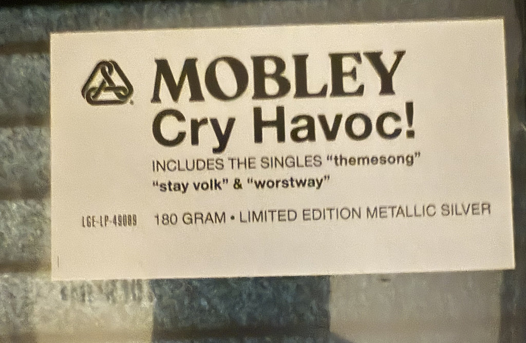 Mobley - Cry Havoc! 2022 180g vinyl metallic silver SEALED/NM Hip-Hop Conscious