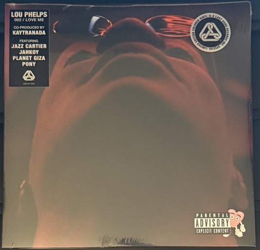Lou Phelps - 002 / Love Me - 2018 Hip Hop SEALED/NM PINK SPLATTER VINYL