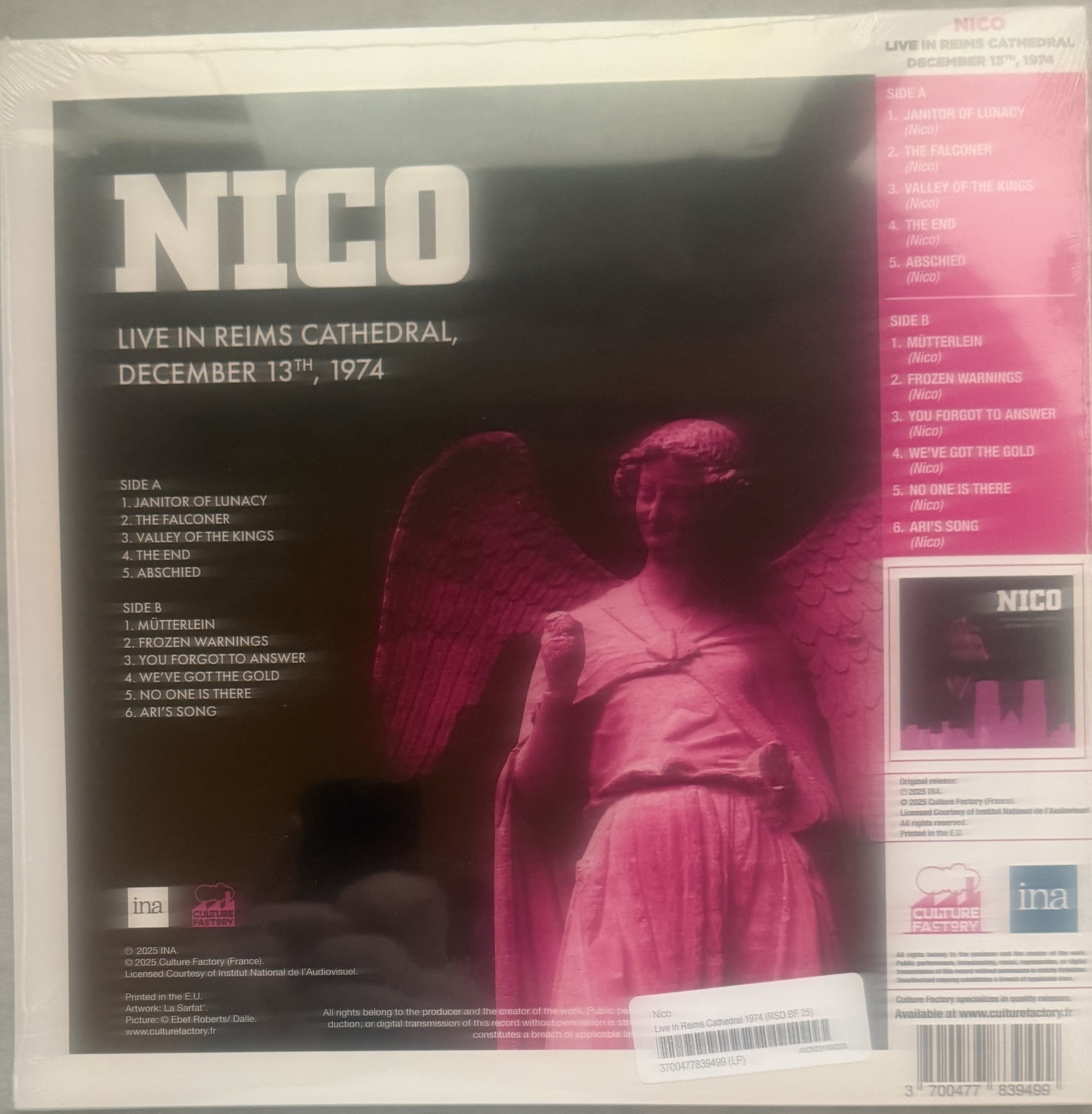 Nico - 2-pack - 1980 original 4 tracks at CBGB 7" EP and 2025 RSD Live in Reims