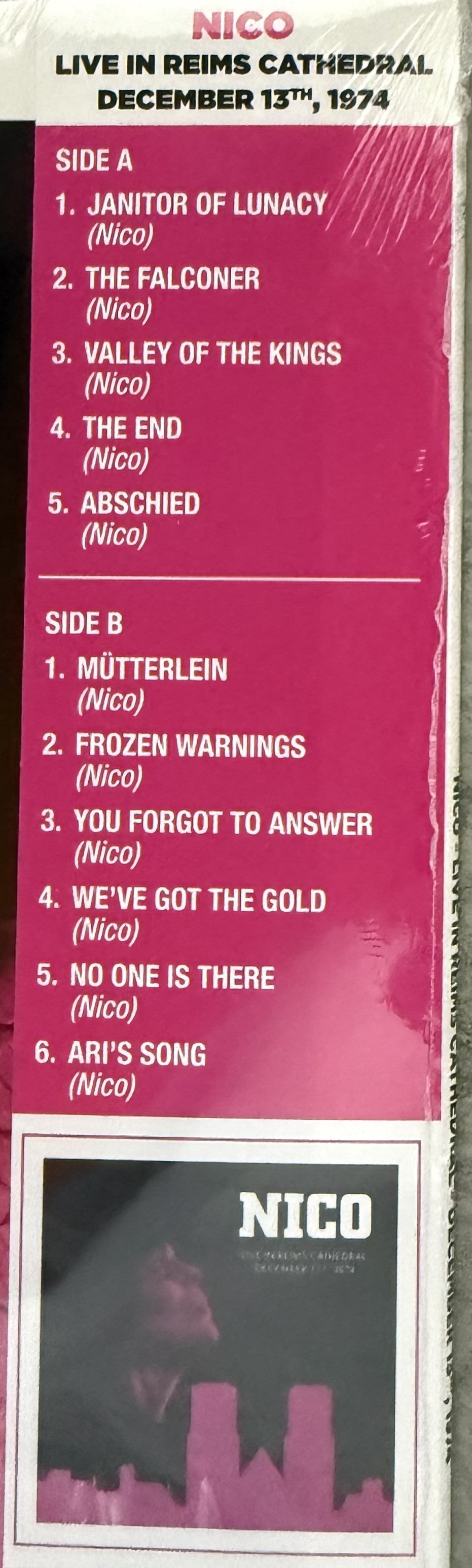 Nico - 2-pack - 1980 original 4 tracks at CBGB 7" EP and 2025 RSD Live in Reims