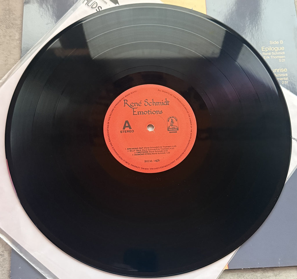Rene Schmidt - Emotions -Danish import VG+/VG+ used vinyl electronic/ambient/pop