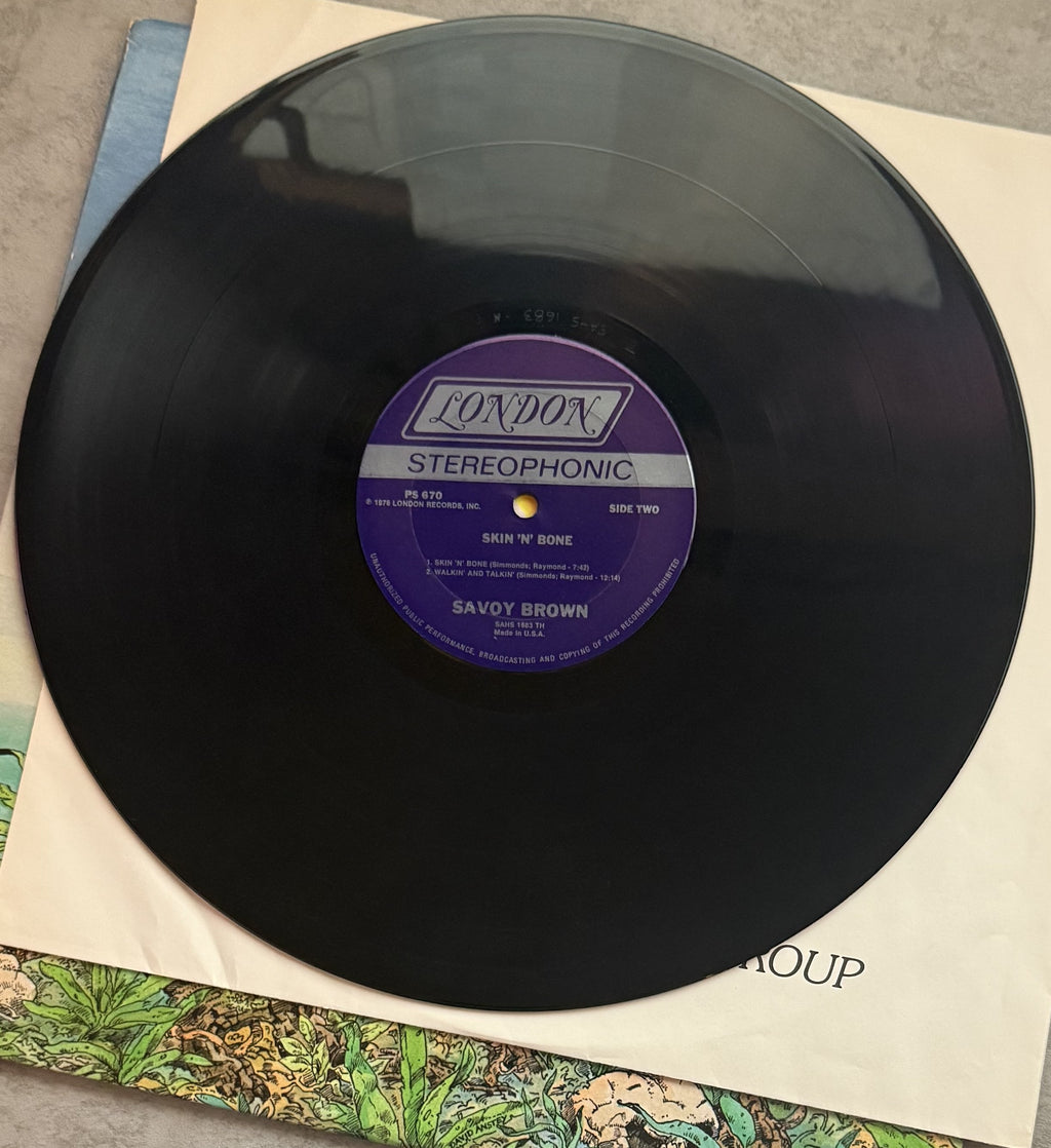 Savoy Brown - Skin 'N' Bone - 1st press (TH) Strong VG+/VG+ 1976 vinyl PS 670