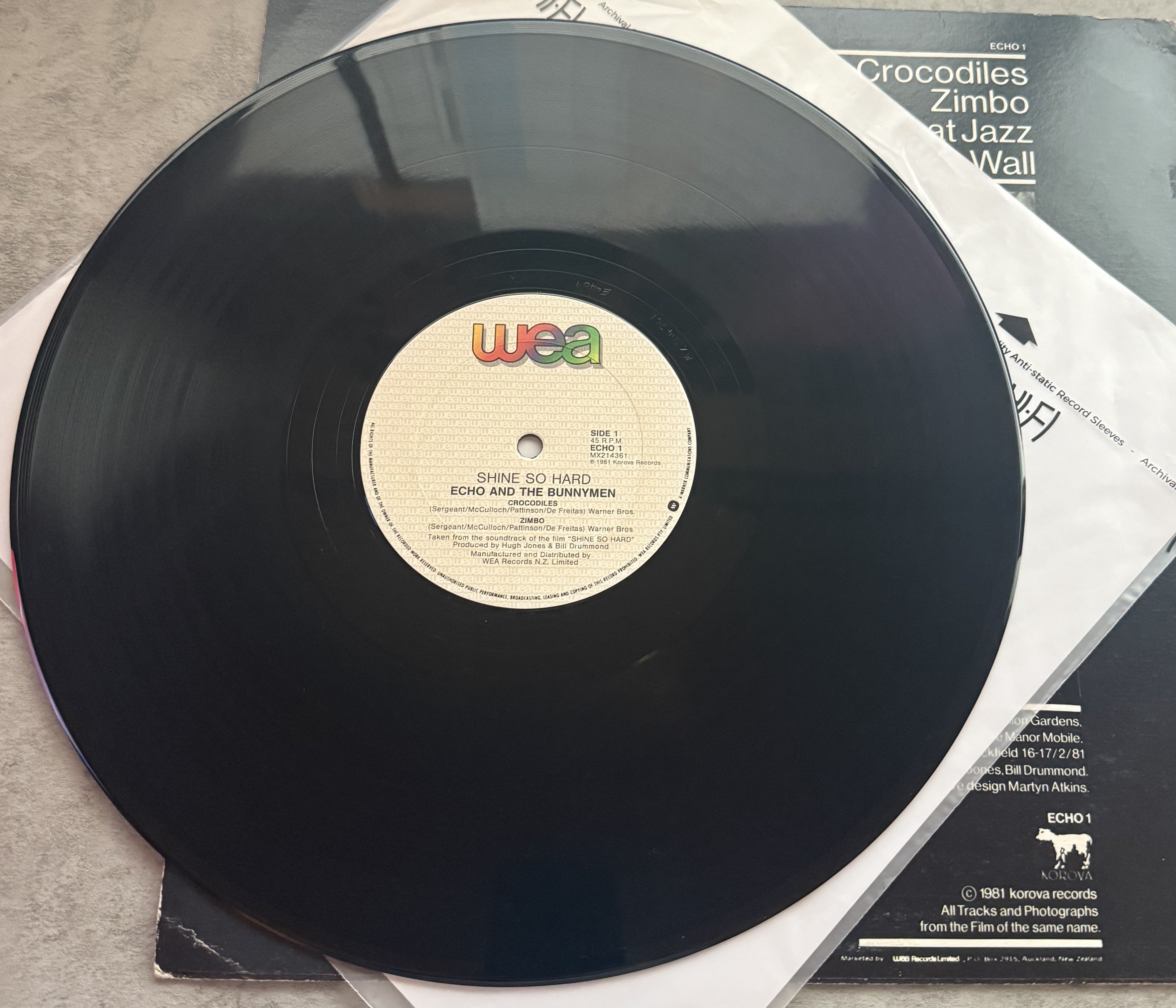 ECHO & THE BUNNYMEN - 4 PACK RARITIES -- VG+/VG , 3x 1st press + 12" NZ EP