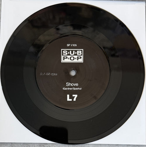 RARE 2-pack L7 & The Dames (Gail Greenwood) - 7" rarities Strong VG++ ( belly )