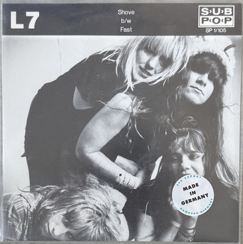RARE 2-pack L7 & The Dames (Gail Greenwood) - 7" rarities Strong VG++ ( belly )