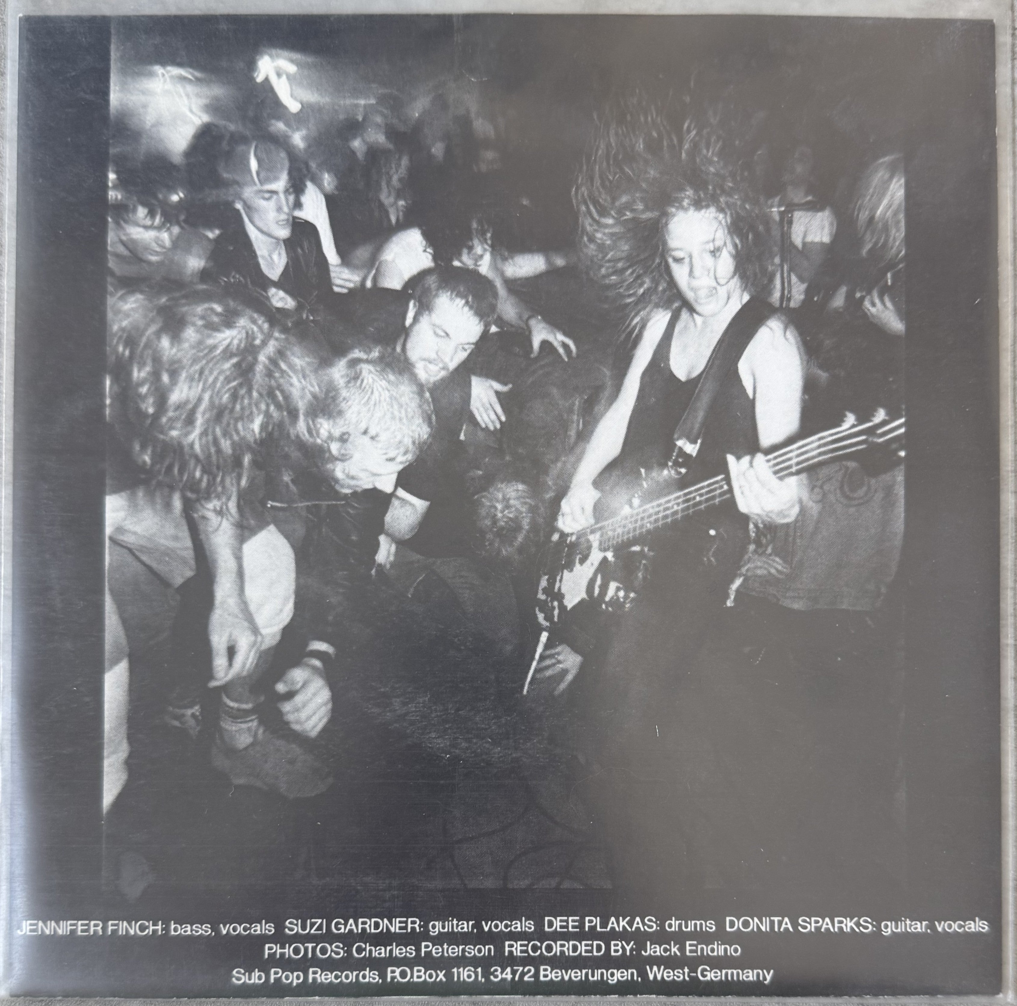 RARE 2-pack L7 & The Dames (Gail Greenwood) - 7" rarities Strong VG++ ( belly )