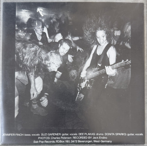 RARE 2-pack L7 & The Dames (Gail Greenwood) - 7" rarities Strong VG++ ( belly )