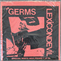Germs - Lexicon Devil (2002 Ltd Edtn of 50 copies) SEALED/NM White Vinyl Promo Sleeve