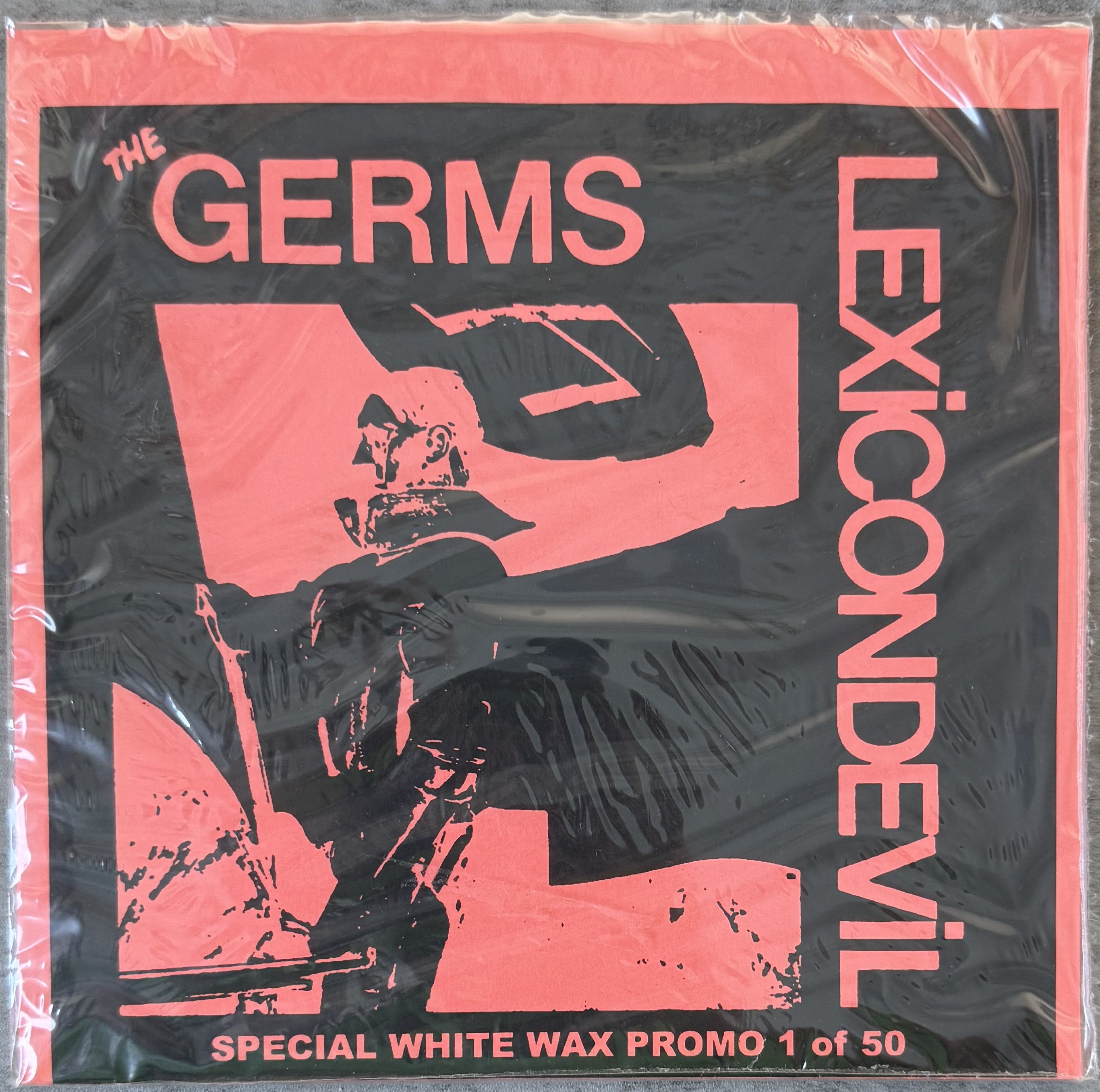 Germs - Lexicon Devil (2002 Ltd Edtn of 50 copies) SEALED/NM White Vinyl Promo Sleeve