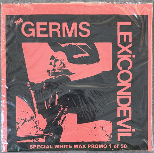 Germs - Lexicon Devil (2002 Ltd Edtn of 50 copies) SEALED/NM White Vinyl Promo Sleeve