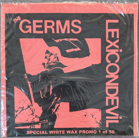 Germs - Lexicon Devil (2002 Ltd Edtn of 50 copies) SEALED/NM White Vinyl Promo Sleeve