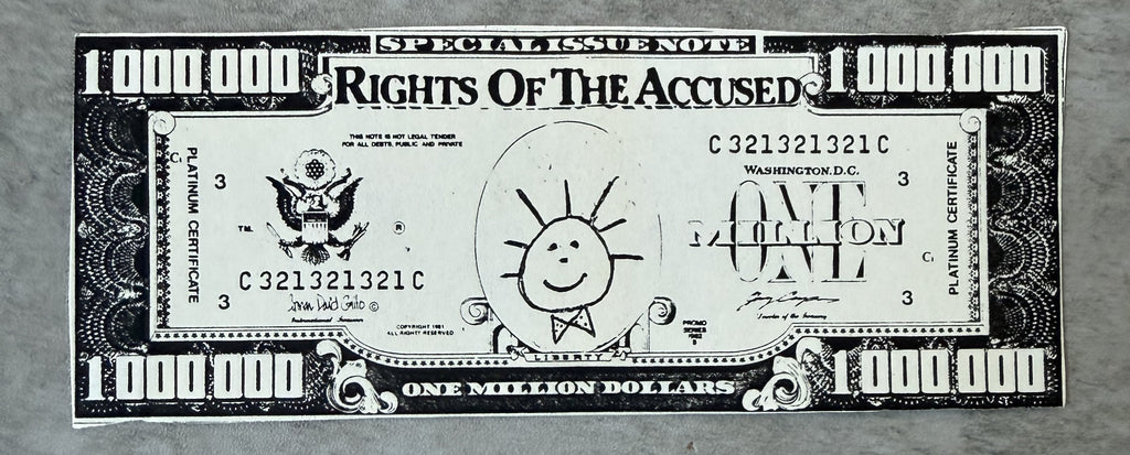 Rights Of The Accused - Innocence - 1st press - ALL INSERTS - 1984 7" EP VG+/VG+