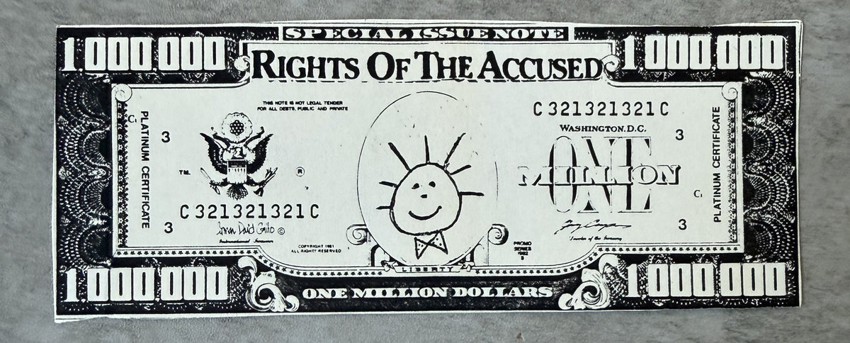 Rights Of The Accused - Innocence - First press - ALL INSERTS - 1984 7" EP VG+/VG+