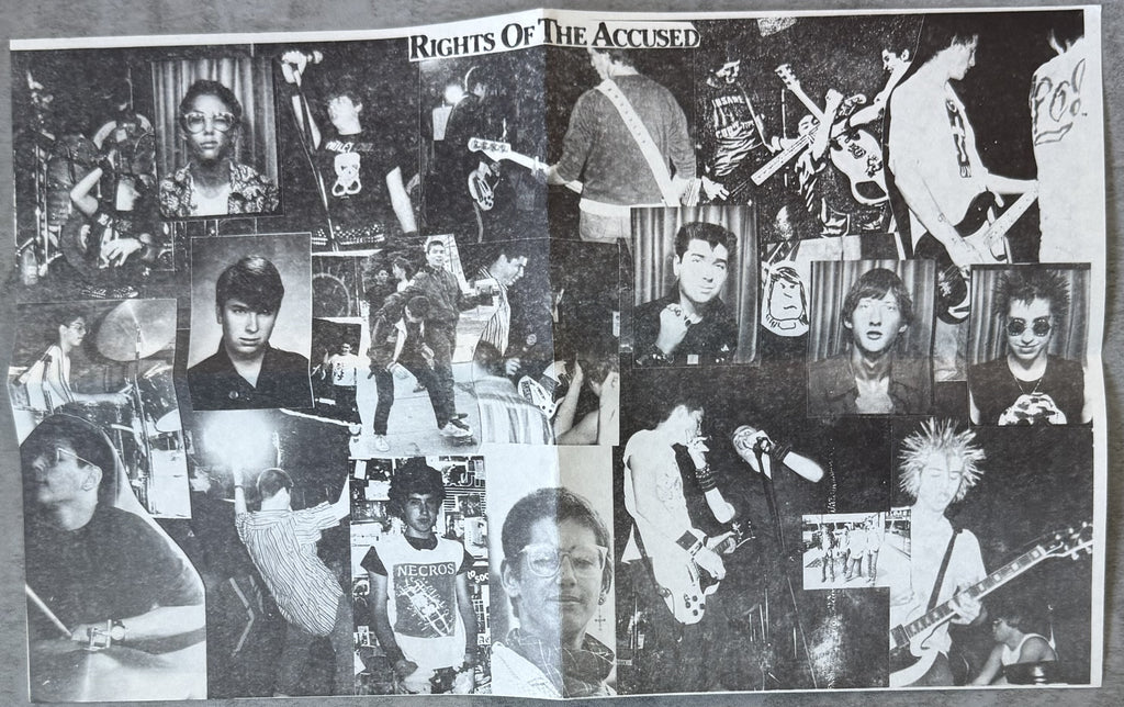 Rights Of The Accused - Innocence - 1st press - ALL INSERTS - 1984 7" EP VG+/VG+