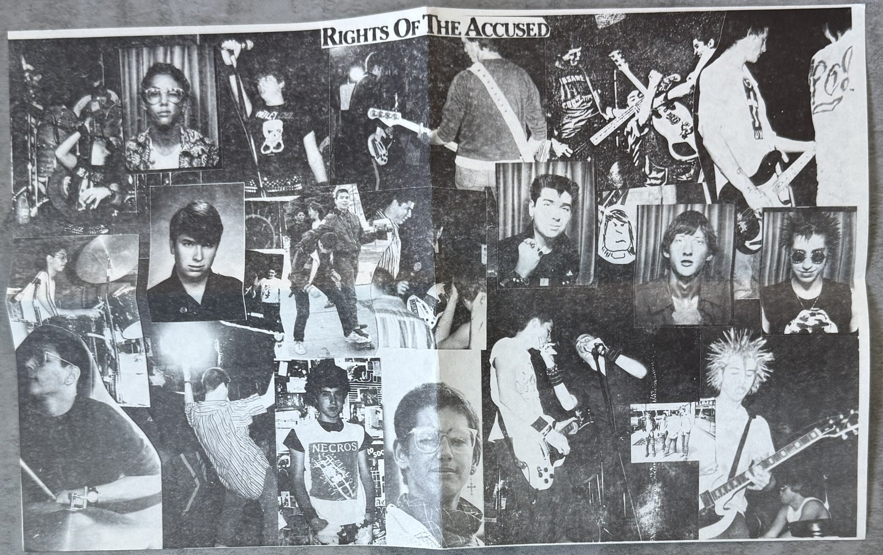 Rights Of The Accused - Innocence - 1st press - ALL INSERTS - 1984 7" EP VG+/VG+