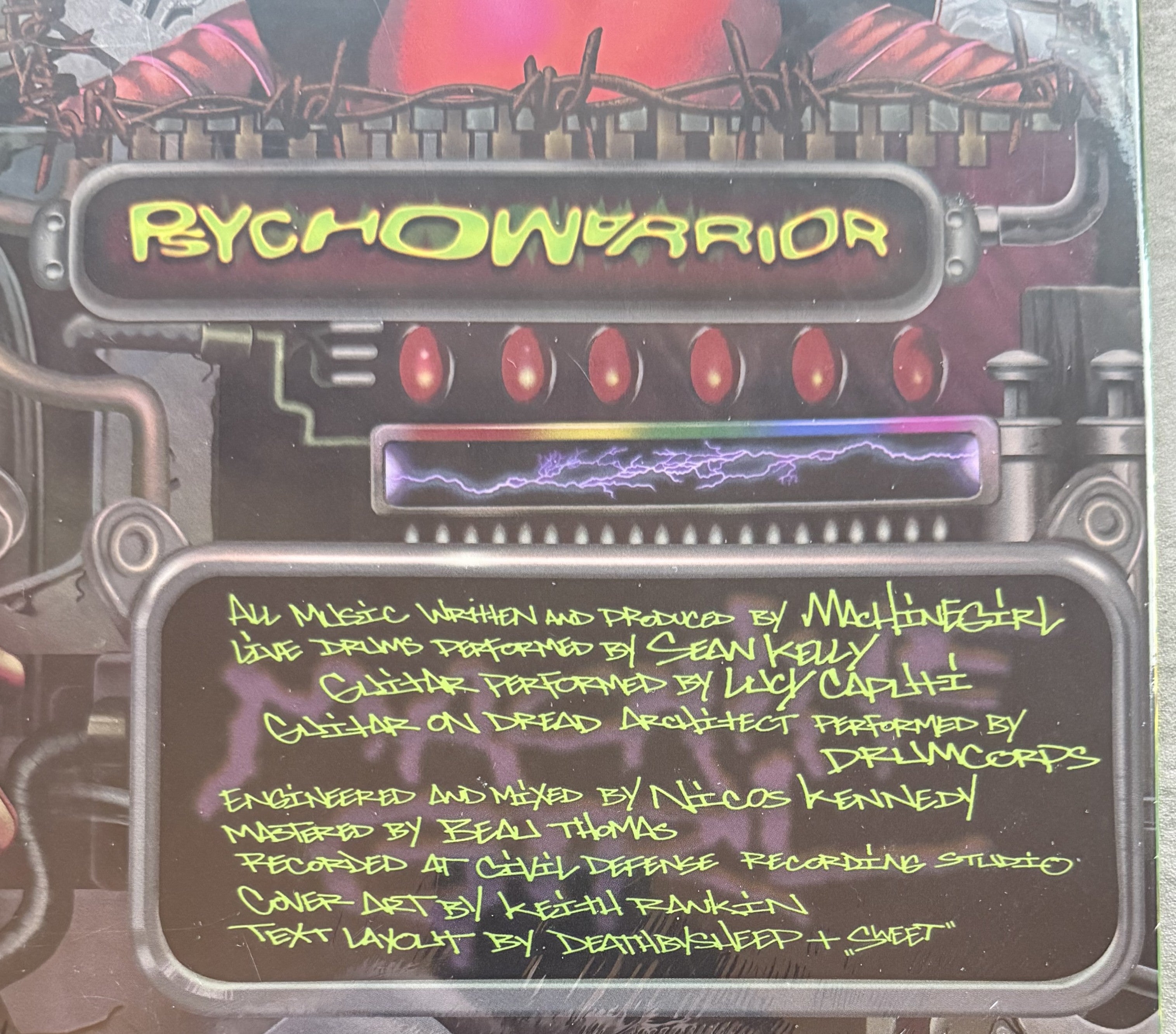 Machine Girl - PsychoWarrior: MG Ultra X 2025 SEALED/NM ltd edtn 400 copies RARE