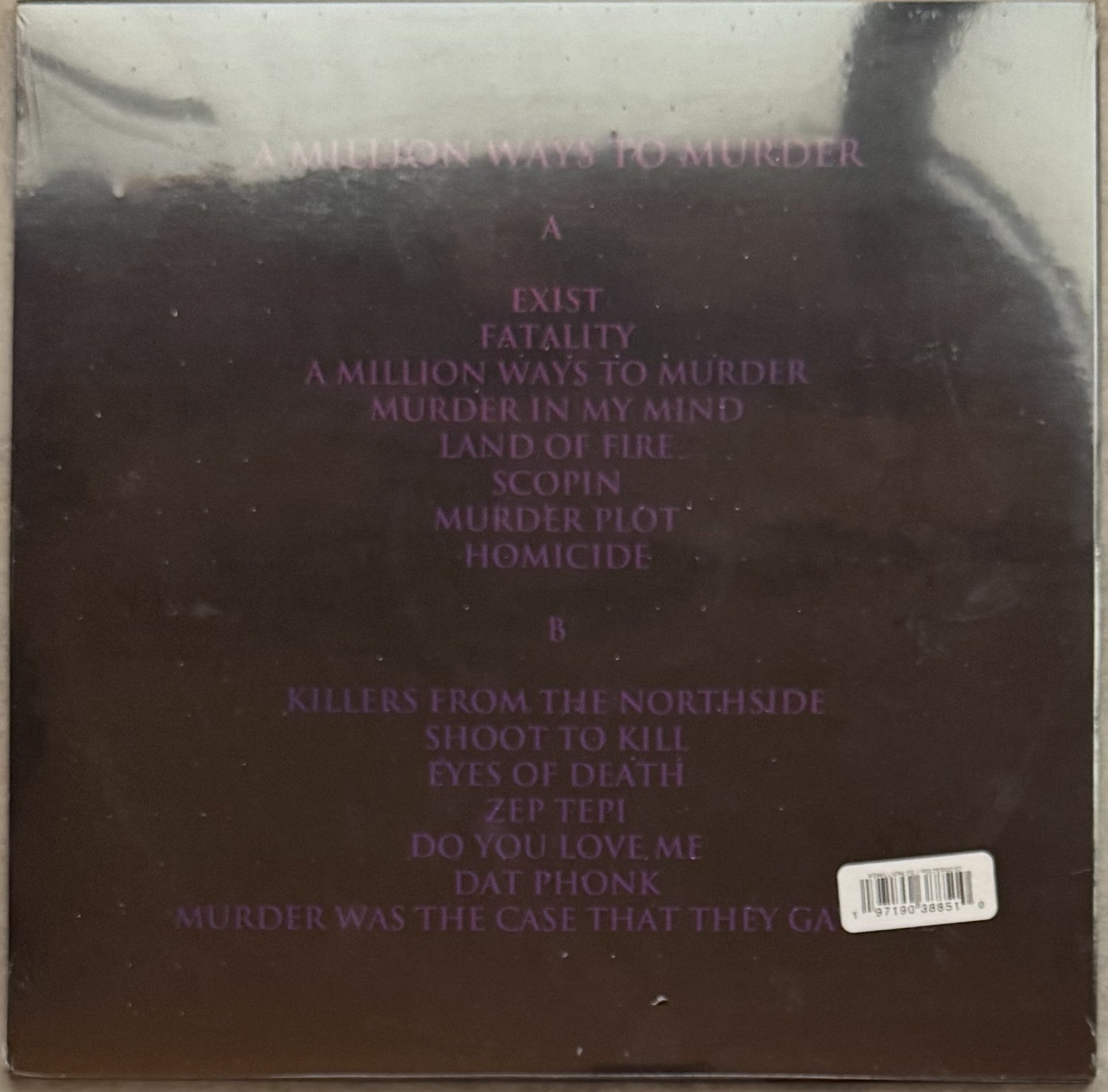 Kordhell - A Million Ways To Murder #293/300 SEALED/NM "Poltergeist" color vinyl