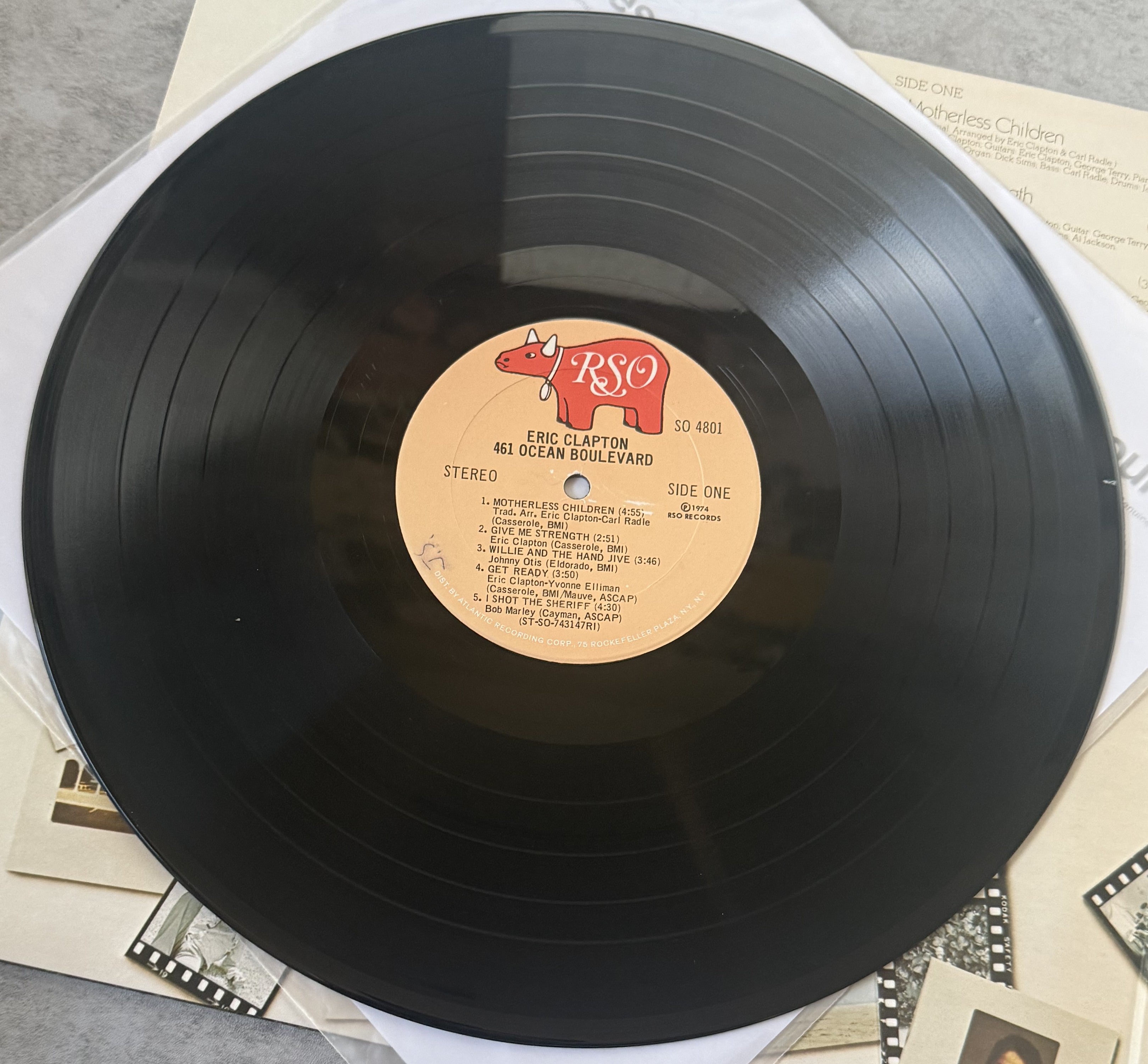 Eric Clapton - 461 Ocean Boulevard - early/first US press, used vinyl VG+/VG+