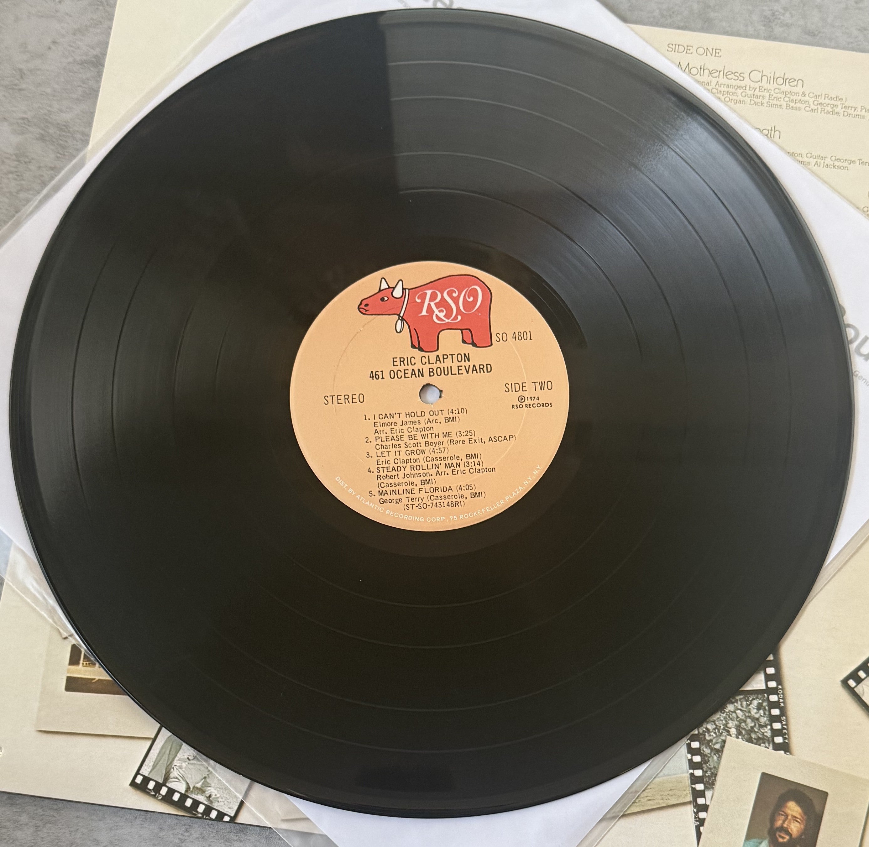 Eric Clapton - 461 Ocean Boulevard - early/first US press, used vinyl VG+/VG+
