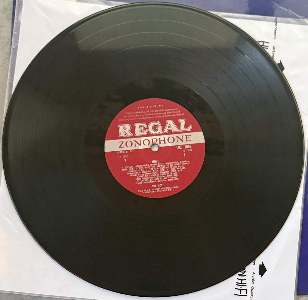 RARE The Move - Move 1968 original 1st UK Press Strong VG+ play / VG+ sleeve