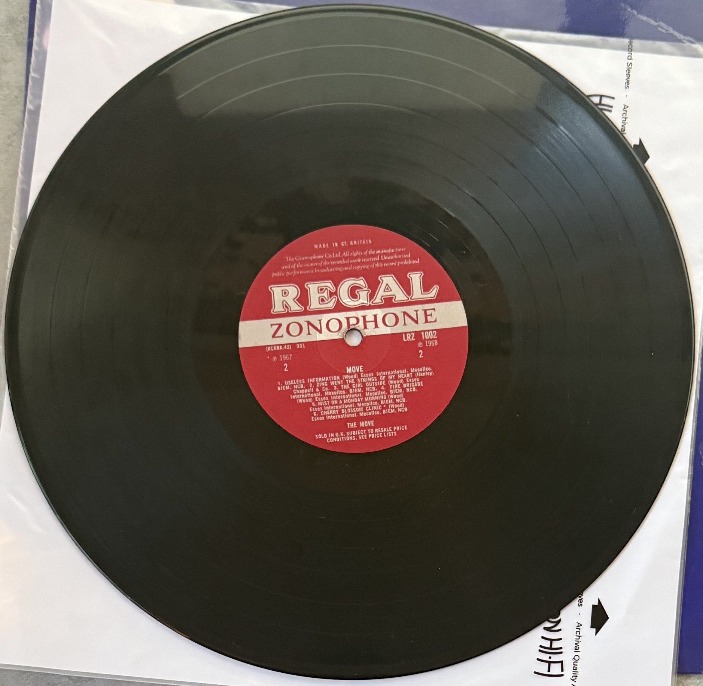 RARE The Move - Move 1968 original 1st UK Press Strong VG+ play / VG+ sleeve