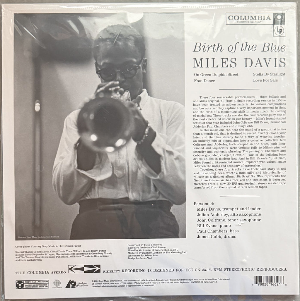 Miles Davis - Birth Of The Blue 2024 limited edition SEALED/NM