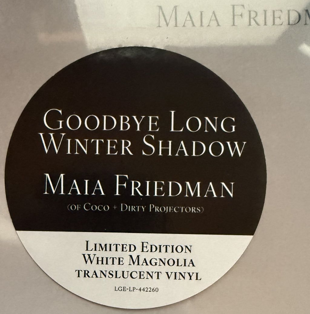 Maia Friedman -Goodbye Long Winter Shadow SEALED/NM ltd edtn of 100 color vinyl