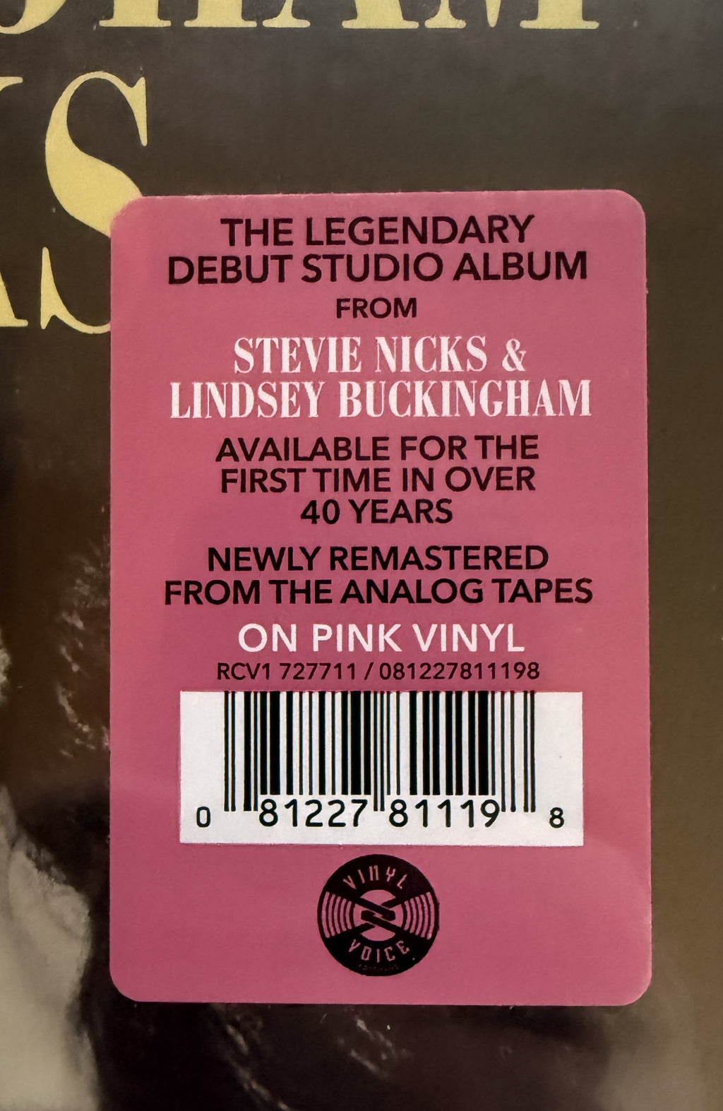 Buckingham Nicks 2025 SEALED/NM BLUE or PINK vinyl FLEETWOOD MAC