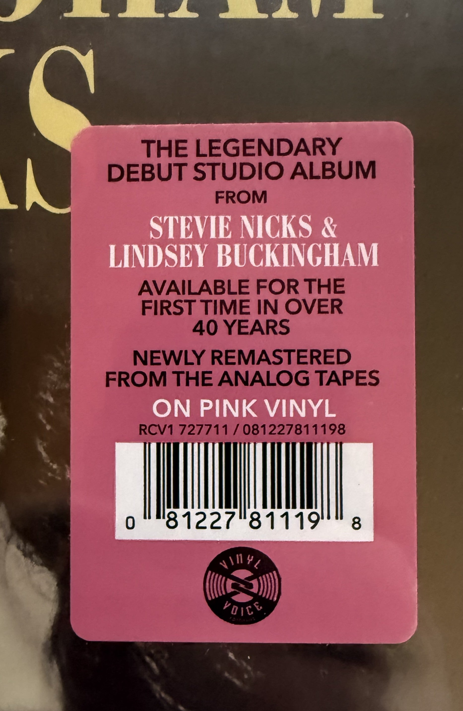 Buckingham Nicks 2025 SEALED/NM BLUE or PINK vinyl FLEETWOOD MAC