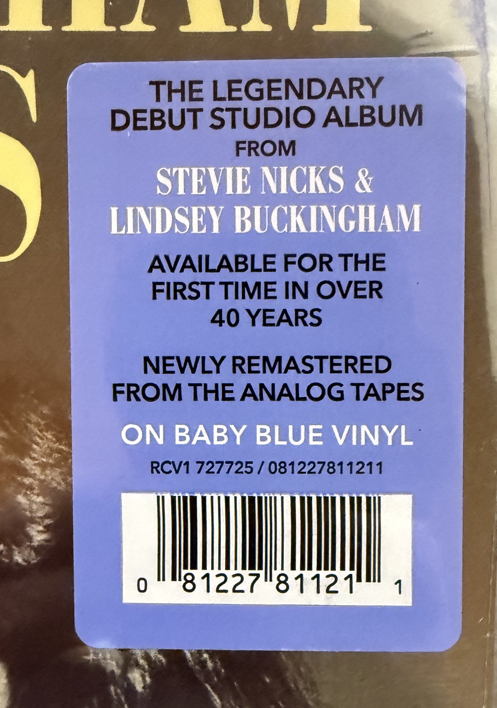 Buckingham Nicks 2025 SEALED/NM BLUE or PINK vinyl FLEETWOOD MAC