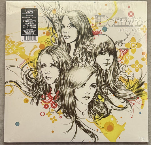 The Donnas - Gold Medal SEALED/NM Rust Alloy Vinyl Ltd Edition of 300!