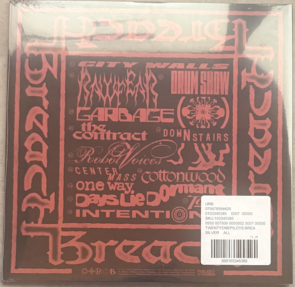 Twenty One Pilots -Breach -UO Silver Glitter Ltd Edtn 1,000 SEALED/NM 2025 vinyl