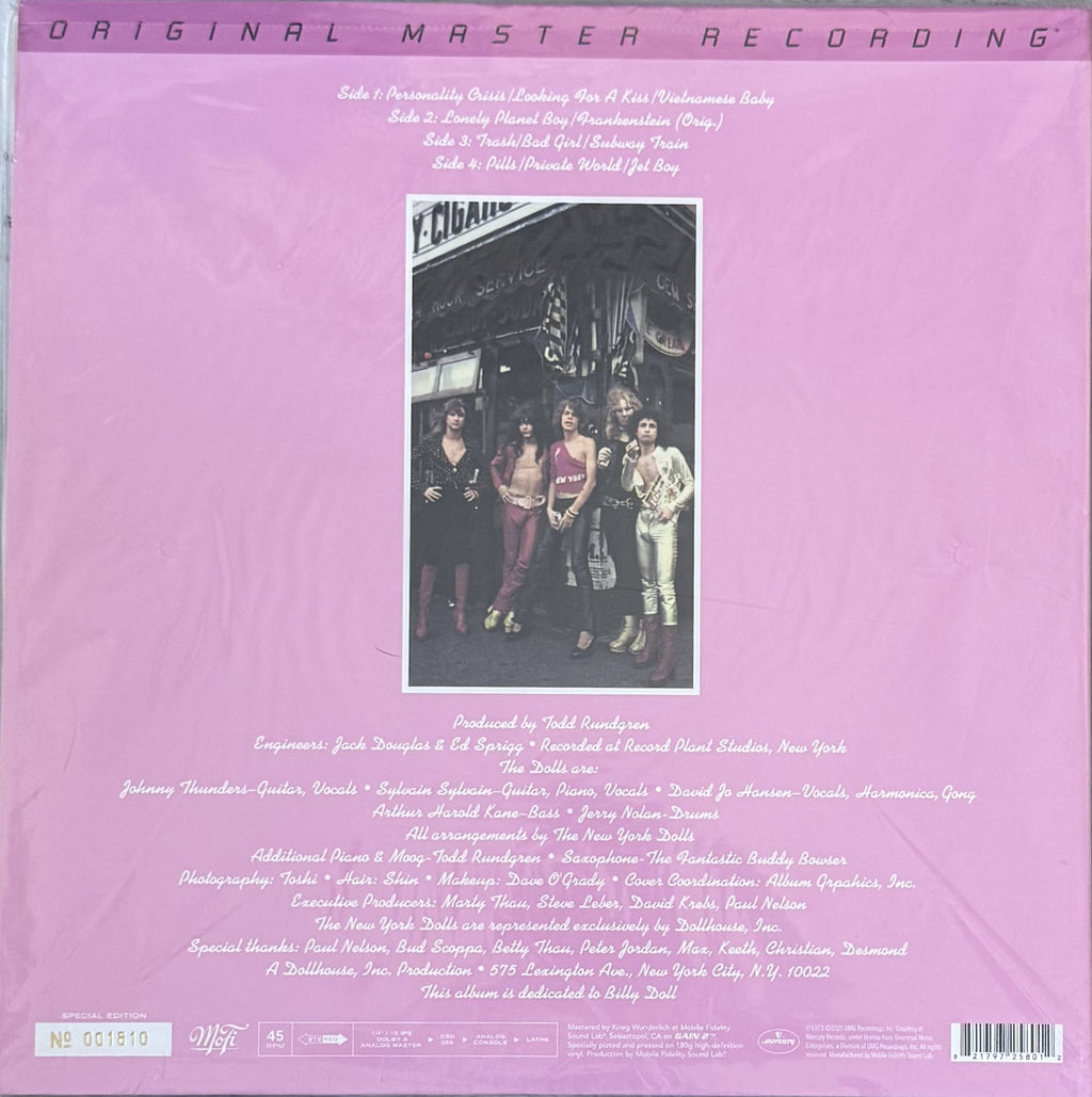 New York Dolls -2025 MoFi -SEALED/NM Collector's Edition, Numbered LOW NUMBERS