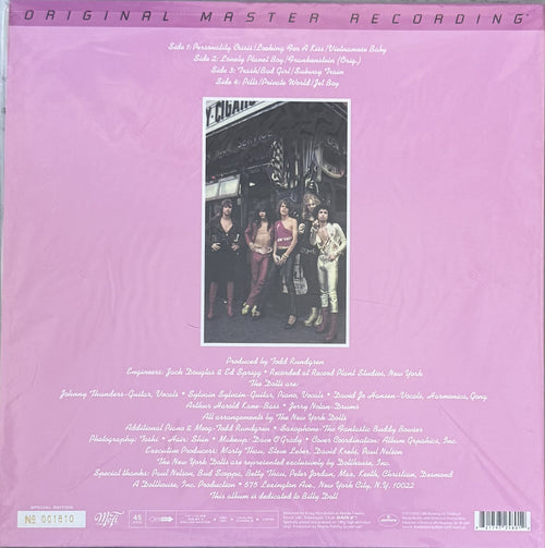 New York Dolls -2025 MoFi -SEALED/NM Collector's Edition, Numbered LOW NUMBERS