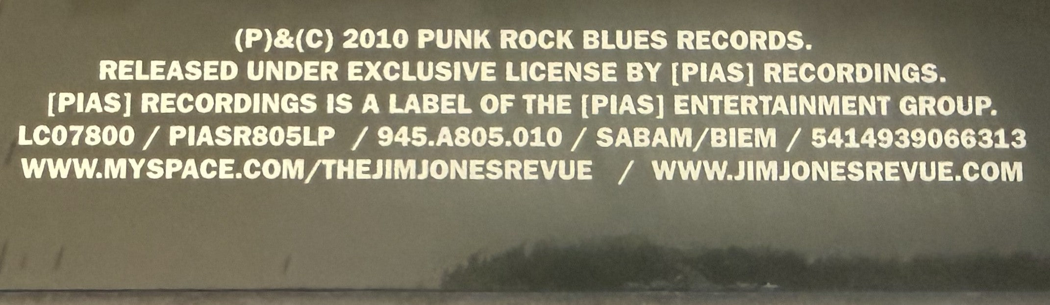The Jim Jones Revue -Burning Your House Down 1st Press 2010 VG++ 180g "Like New"