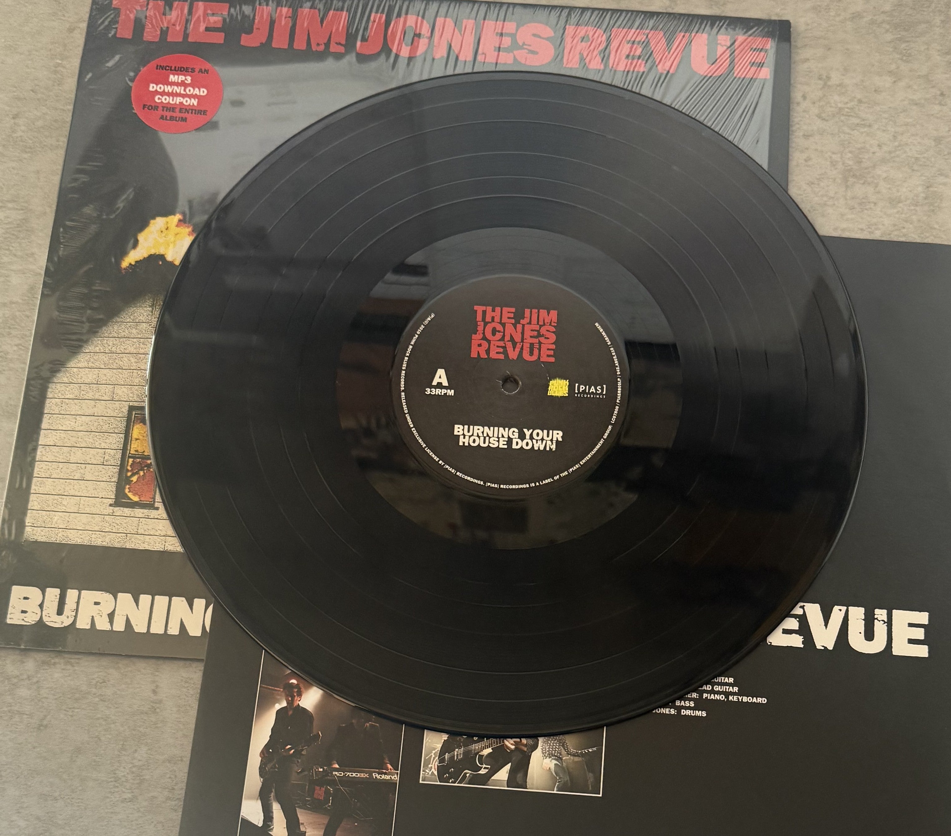 The Jim Jones Revue -Burning Your House Down 1st Press 2010 VG++ 180g "Like New"