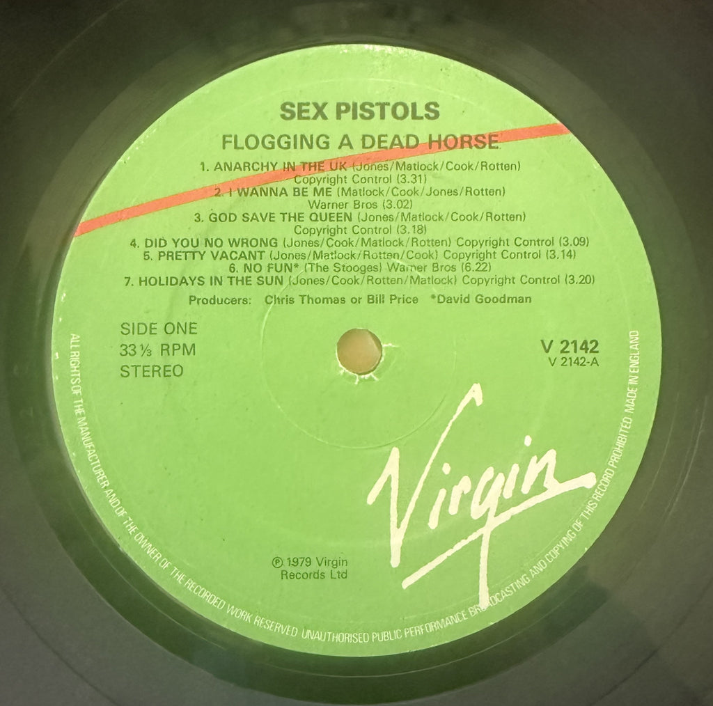 Sex Pistols - Flogging A Dead Horse 1st Press UK Import 1979 VG++/VG