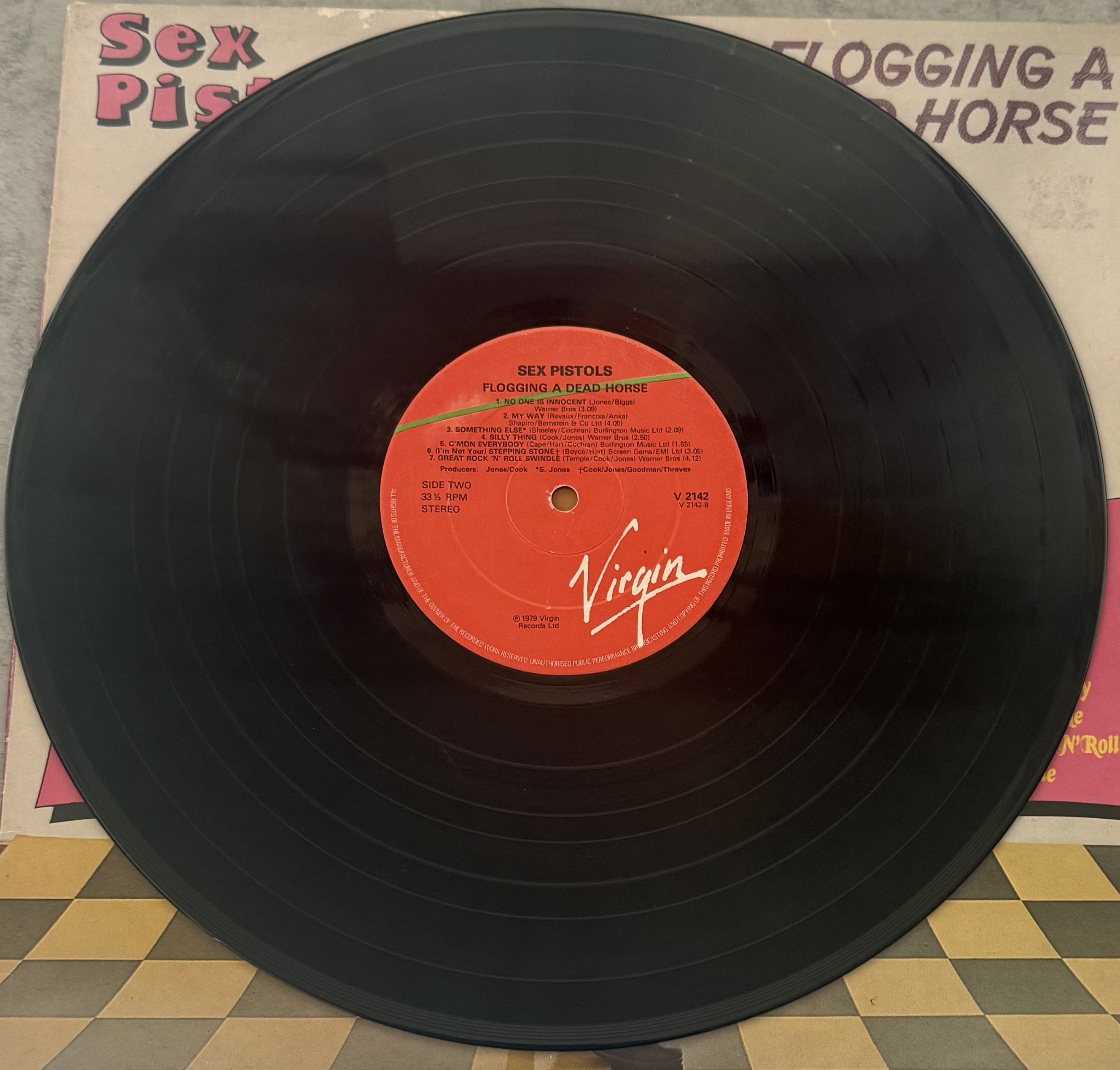 Sex Pistols - Flogging A Dead Horse 1st Press UK Import 1979 VG++/VG