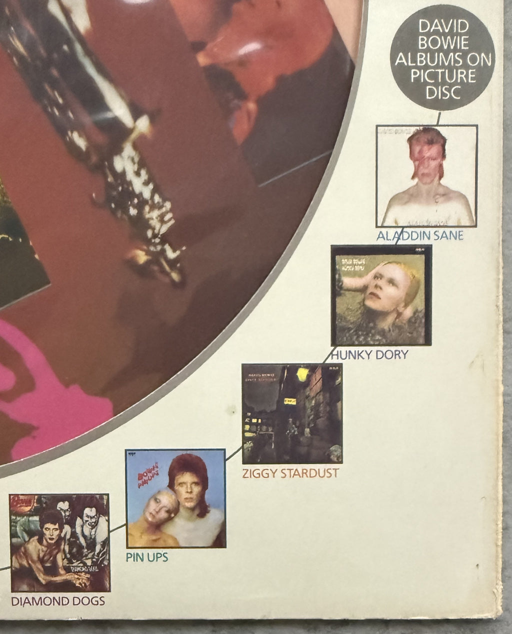 RARE David Bowie Pinups 1984 Picture Disc UK Import Ltd Edtn #7095 Strong VG+