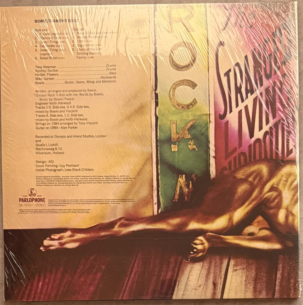 RARE David Bowie Diamond Dogs 2019 SEALED/NM Red Vnl Ltd Edtn 45th Anniv EU made