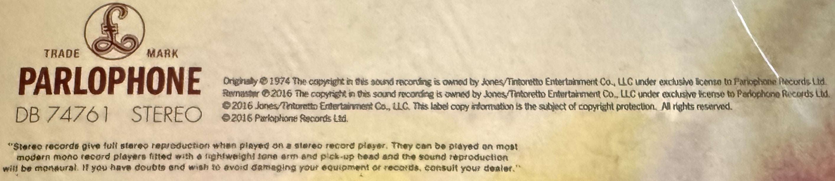 RARE David Bowie Diamond Dogs 2019 SEALED/NM Red Vnl Ltd Edtn 45th Anniv EU made