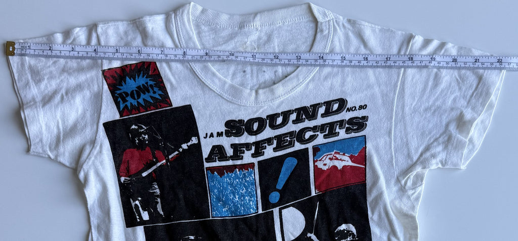 REAL vintage AUTOGRAPHED The JAM Sound Affects t-shirt 70s/80s