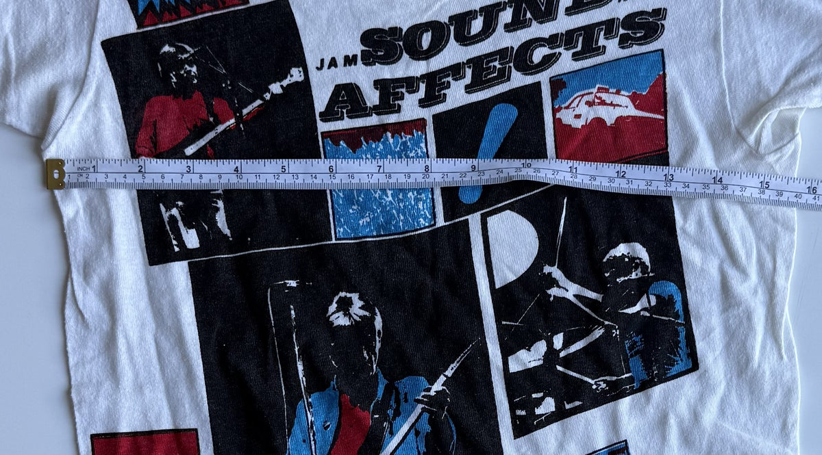 REAL vintage AUTOGRAPHED The JAM Sound Affects t-shirt 70s/80s
