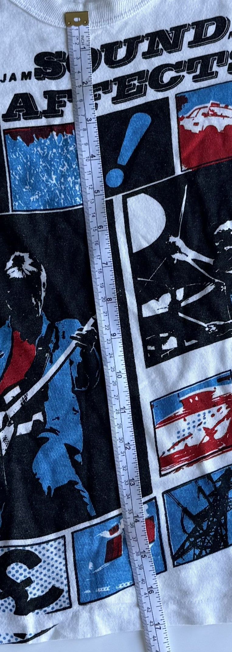 REAL vintage AUTOGRAPHED The JAM Sound Affects t-shirt 70s/80s