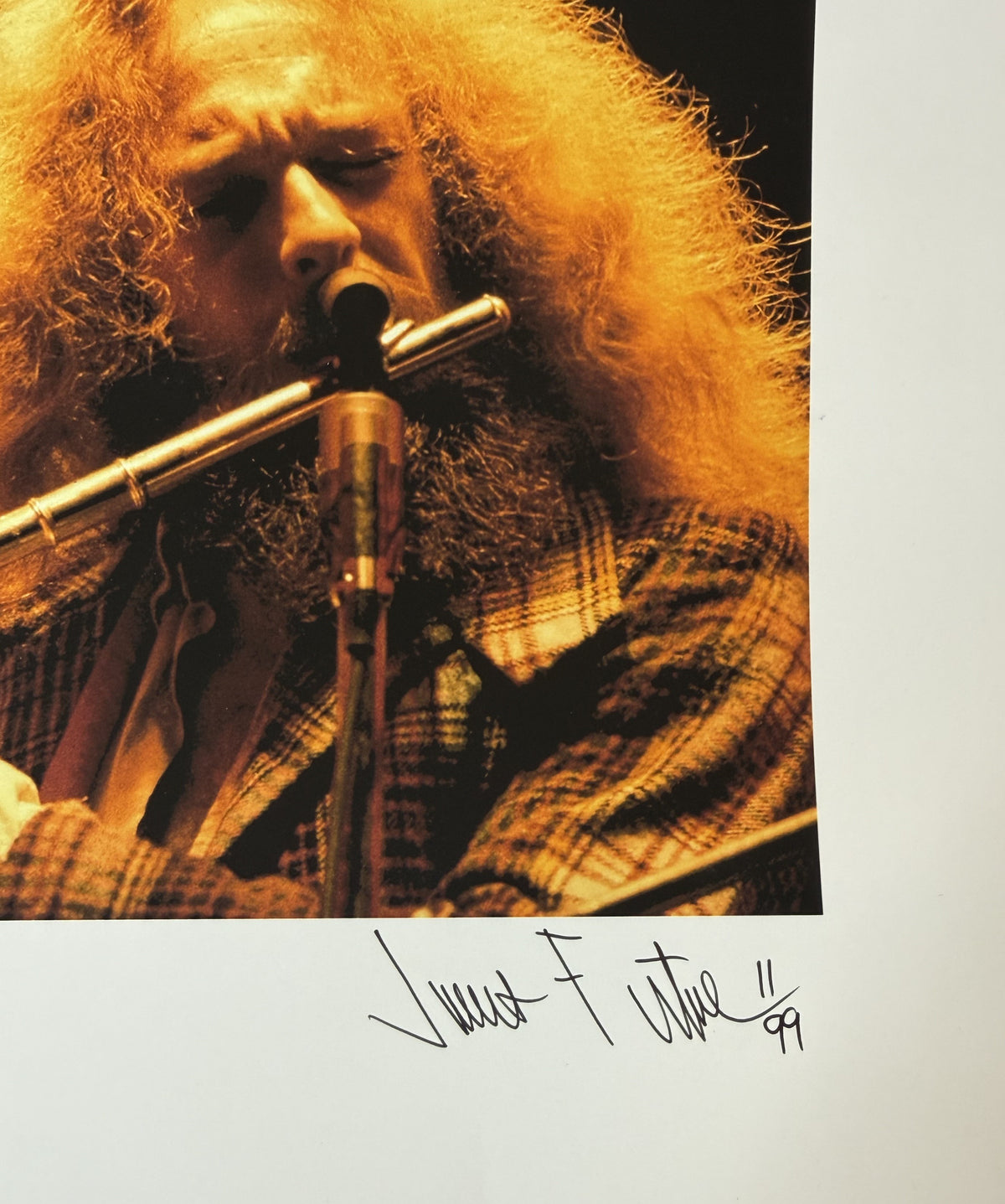 Jethro Tull - Ian Anderson - James Fortune SIGNED Limited Edition #11/99 c. 1974
