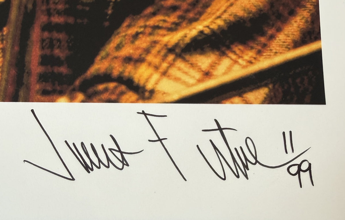 Jethro Tull - Ian Anderson - James Fortune SIGNED Limited Edition #11/99 c. 1974