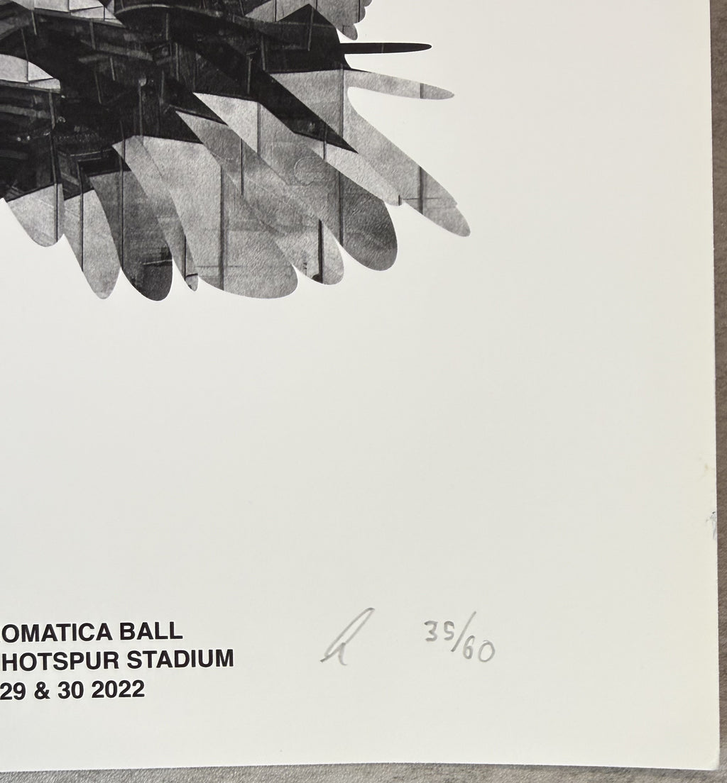 Rare Original Lady Gaga (#35/60) UK Tour Art Print hand-numbered/initialed