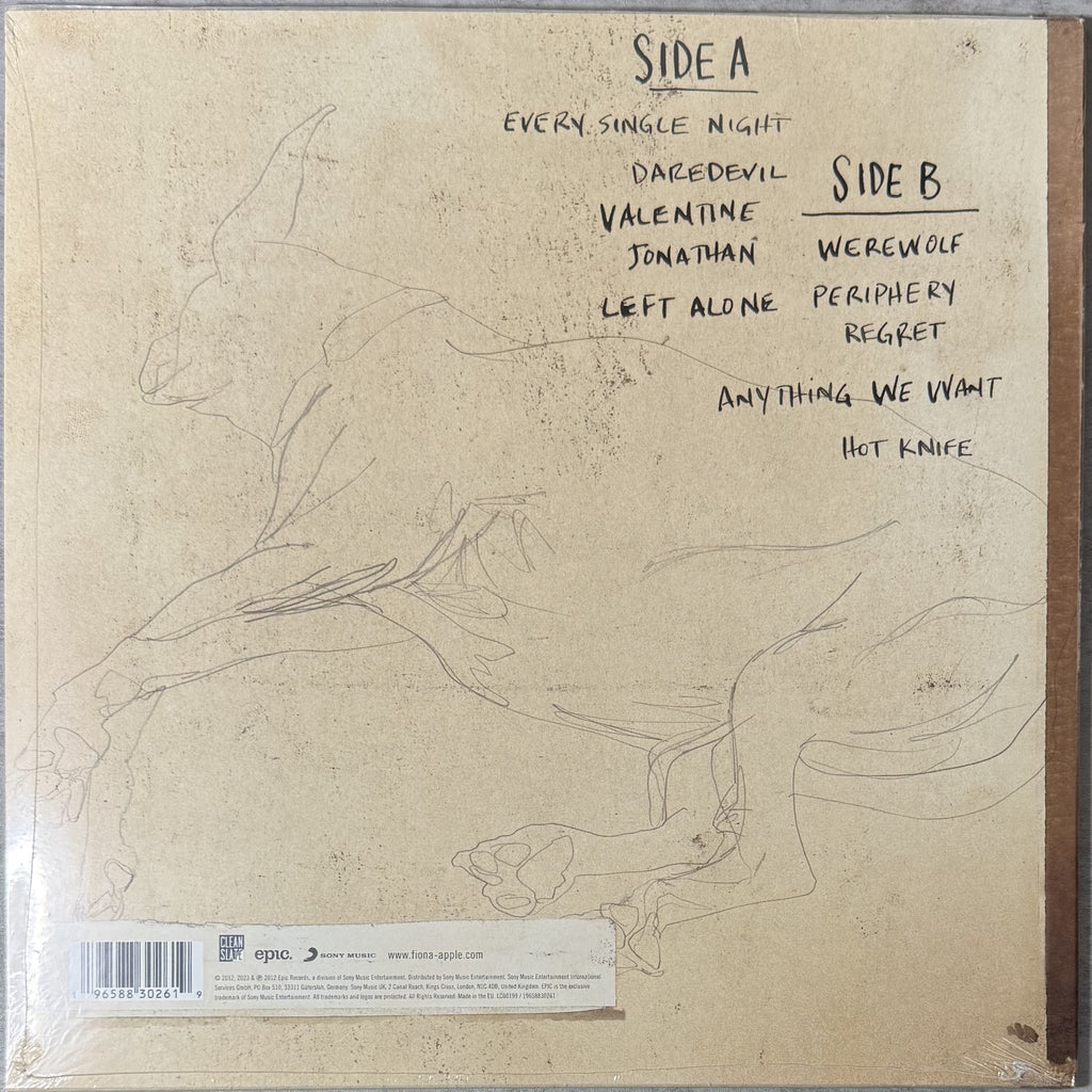 Fiona Apple The Idler Wheel... SEALED/NM 2023 EU Import 180g Audiophile Vinyl