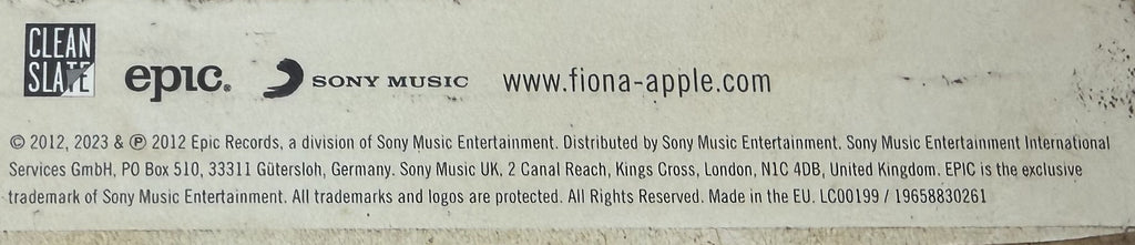 Fiona Apple The Idler Wheel... SEALED/NM 2023 EU Import 180g Audiophile Vinyl